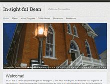 Tablet Screenshot of insightfulbean.com